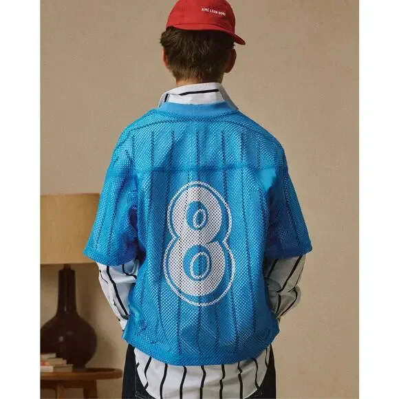 Aime Leon Dore Stadium Cropped Practice Jersey Blue